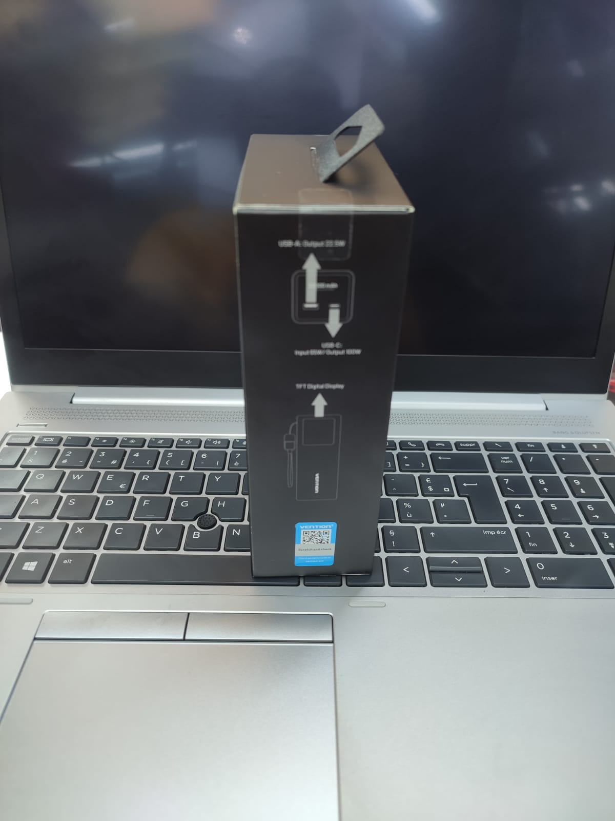 VENTION 20000 mAh POWER BANK FAST CHARGING 100W,AIR TRAVEL FRIENDLY,100W USB-C CABLE TFT DIGITAL DISPLAY