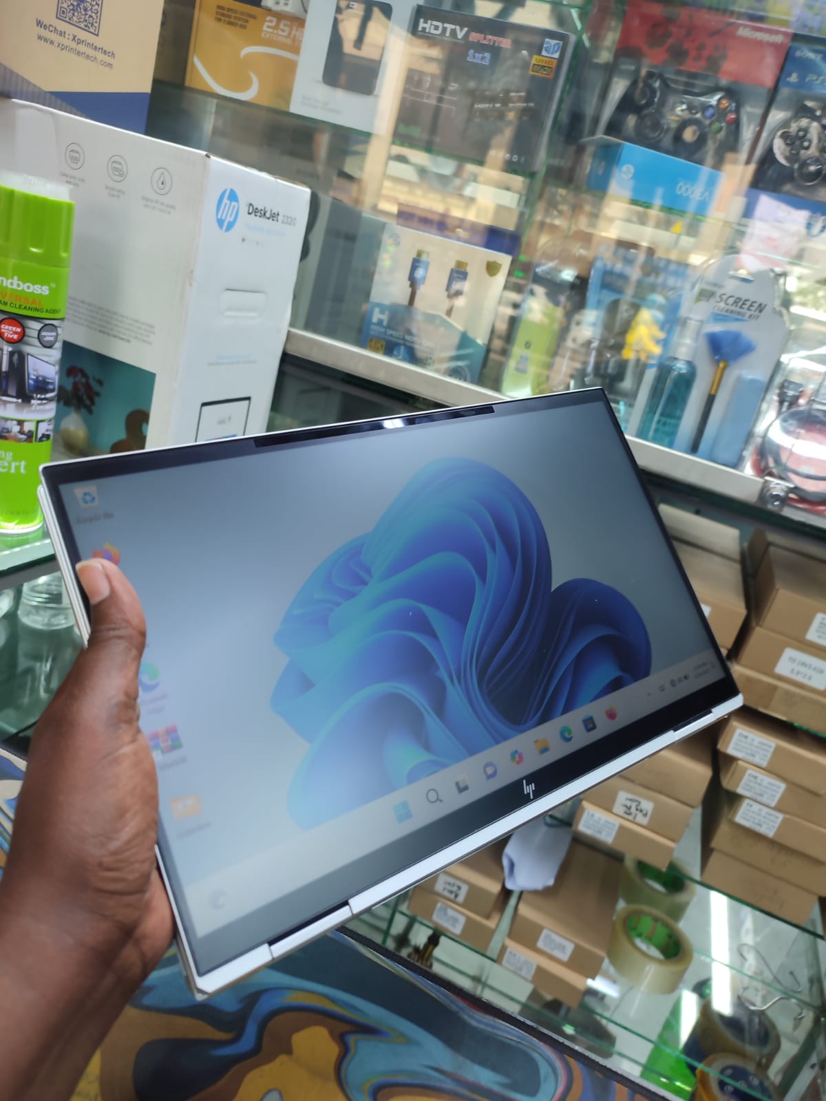 GRADE A EX UK HP ELITEBOOK  X360 1030 G7 INTEL COI7 10TH GENERATION 16GB RAM 512 SSD 13.3 '' TOUCH SCREEN WITH 1 YEAR WARANT