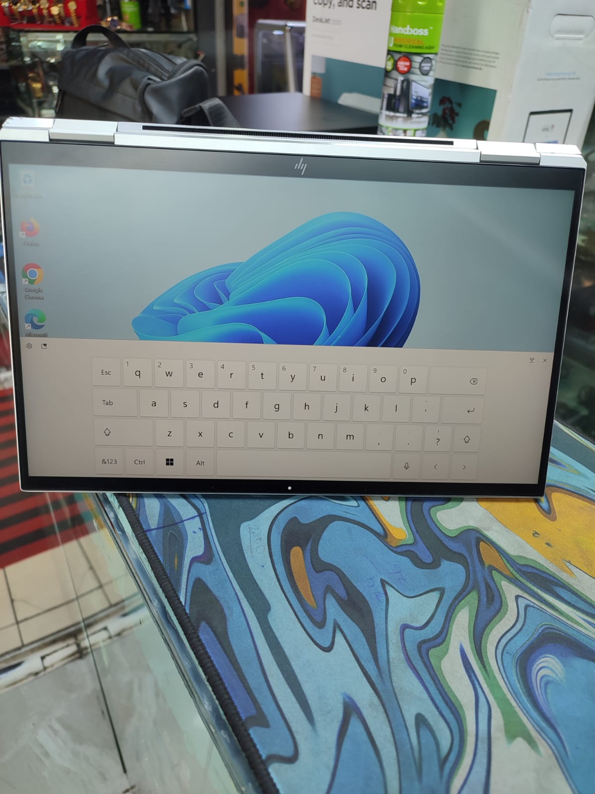 GRADE A EX UK HP ELITEBOOK  X360 1030 G7 INTEL COI7 10TH GENERATION 16GB RAM 512 SSD 13.3 '' TOUCH SCREEN WITH 1 YEAR WARANT