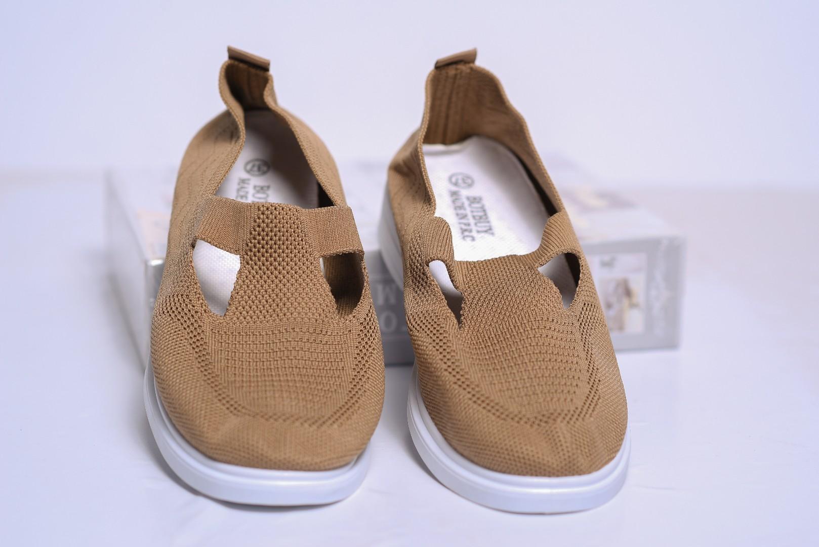 New Fashion breathable shoes heels flats for woman ladies casual office wear for female