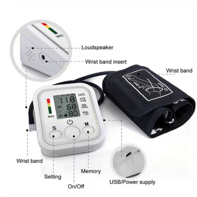 Arm-type electronic voice blood pressure moniroring machine- Electronic blood pressure machine