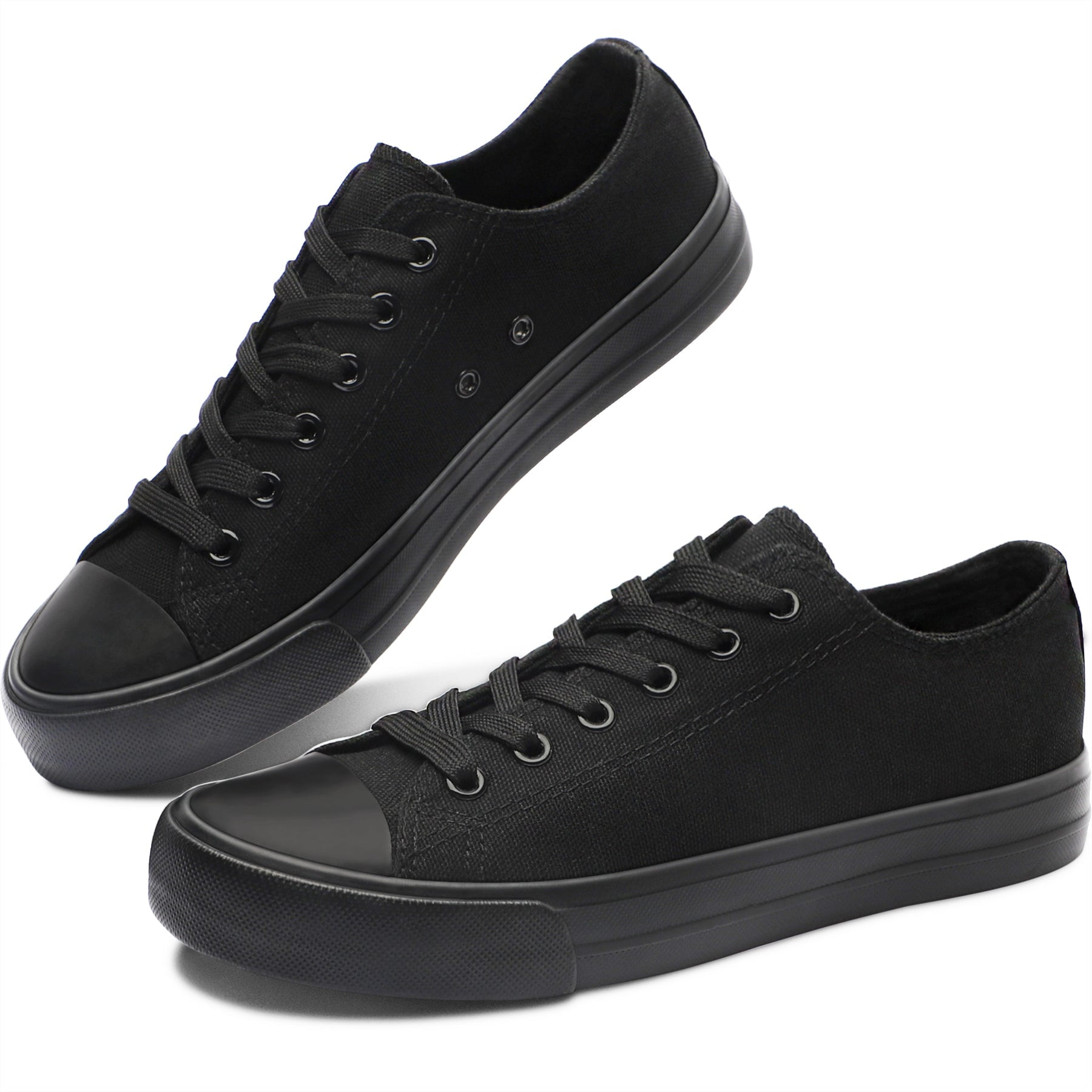 37-45Flats shoes flat heel low top solid color black women's canvas small black shoes versatile Generic Black Canvas flat shoes for women Women Cute Sweet Black Spring on Flat Shoes Lady Casual