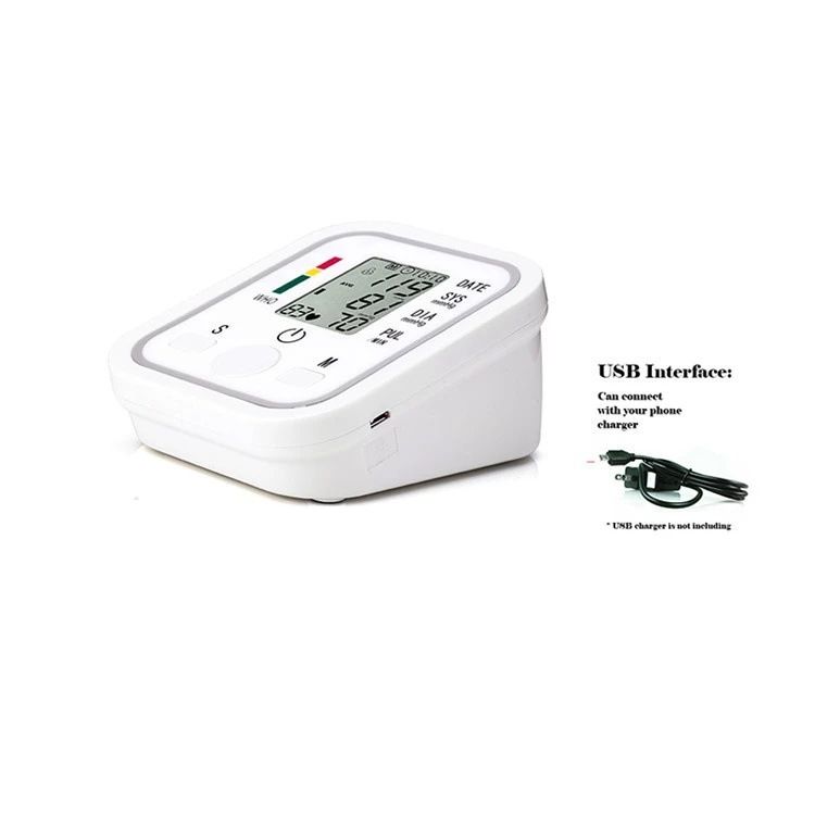 Blood Pressure Monitor Digital BP Monitor Machine Portable Digital Blood Pressure Monitor Arm Blood Pressure Monitor with Voice-