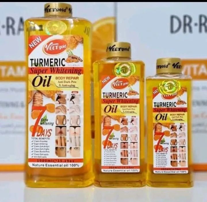 OFFER!! VEET GOLD Turmeric Oil Whitening & Brightening Body Oil-1000ml