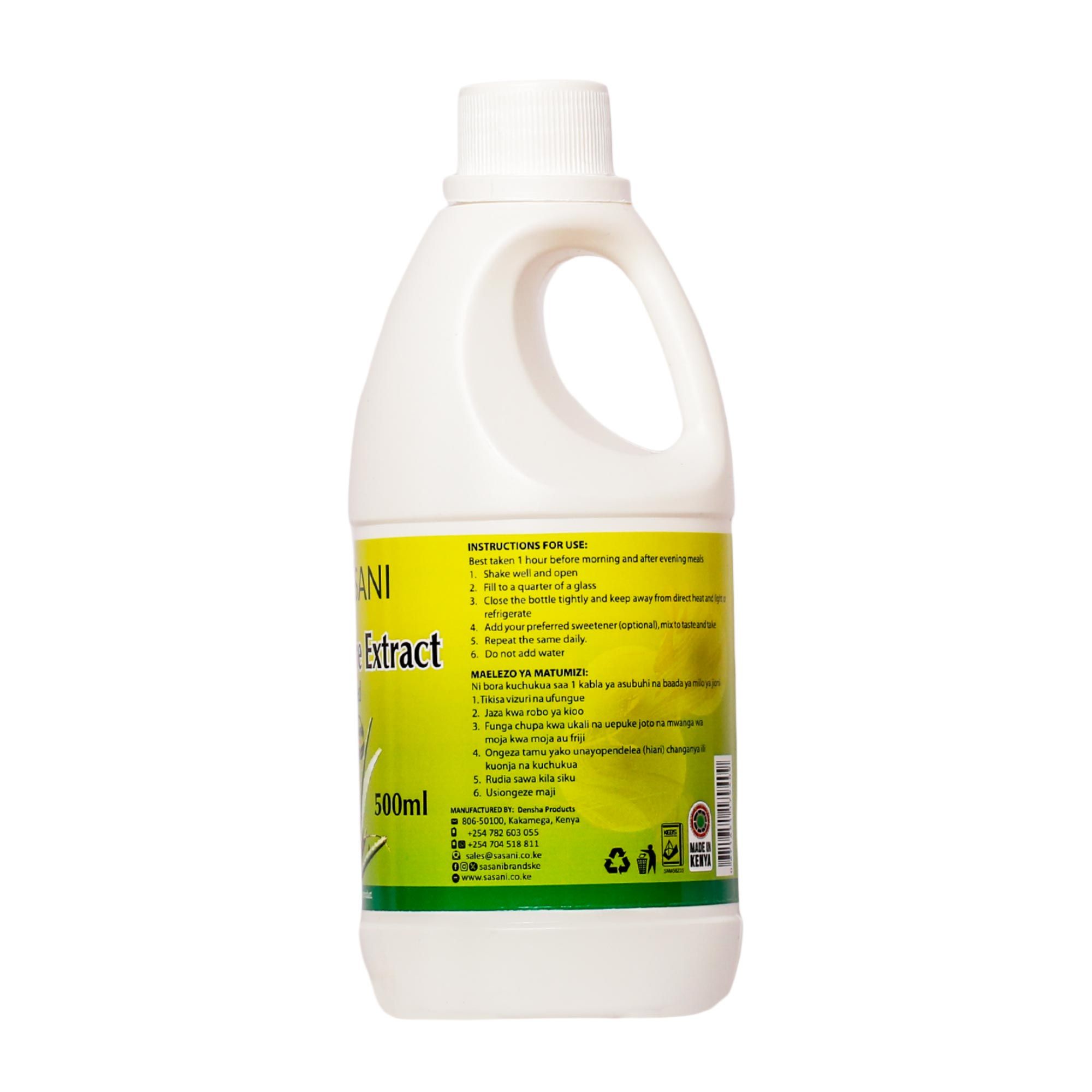 Aloe Vera pure extract Nonflavored Juice 1Liter