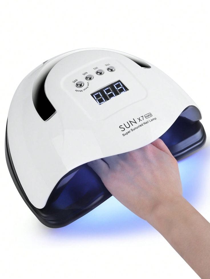 💅✨️ EXPERIENCE QUALITY ✨️🪻 220W UV LED Nail Lamp – Quick-Dry Gel Nail Dryer!🔥 Achieve Salon-Quality Nails in Seconds! 🔥