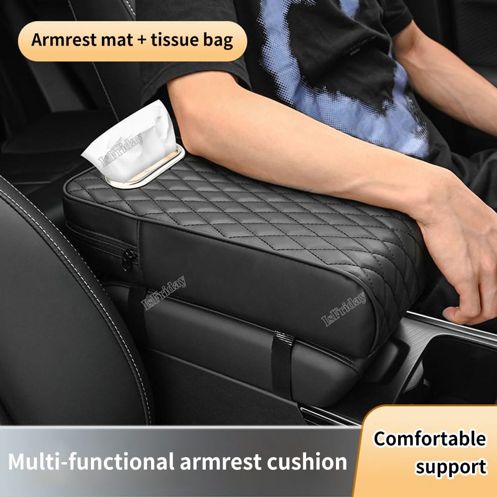 🚗 RESTOCKED ‼️‼️ CAR ARMREST WITH TISSUE STORAGE 🚗 🛞 Comfort & Convenience on the Road – A Must-Have for Every Car! 🛞