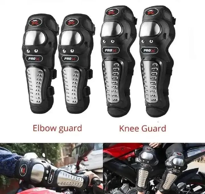 4pcs/set Motorcycle Elbow Knee pads guard Stainless Steel Kneepad Racing Gear Protector Gear up for safety and style with our **4pcs/set Motorcycle Elbow & Knee Pads Guard