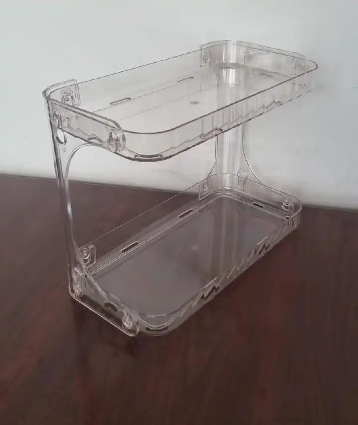 Aclyric 2 Layer Multipurpose Cosmetic shelving, The Aclyric 2-Layer Multipurpose Cosmetic Shelving is a sleek and practical storage solution designed to organize your beauty products.