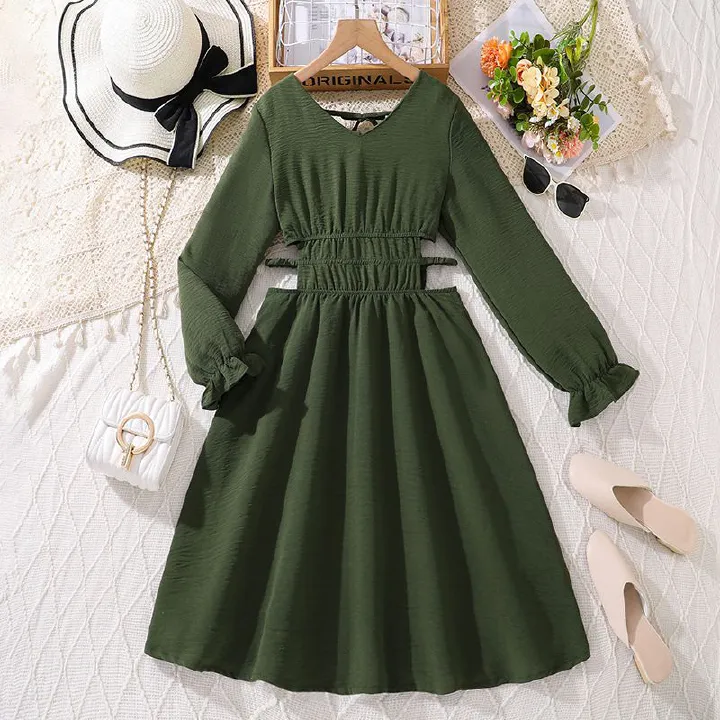 8-12 Years Children Clothing Girl Dresses For Girls Of 10 Years Old