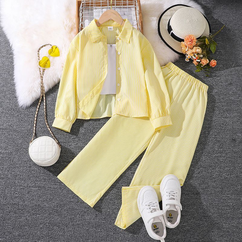 Wholesale Children Clothing Boutique Summer Girl Teenage Kids Sets 10 Years Girls Clothing