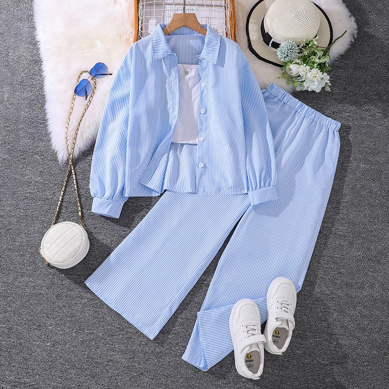 Wholesale Children Clothing Boutique Summer Girl Teenage Kids Sets 10 Years Girls Clothing