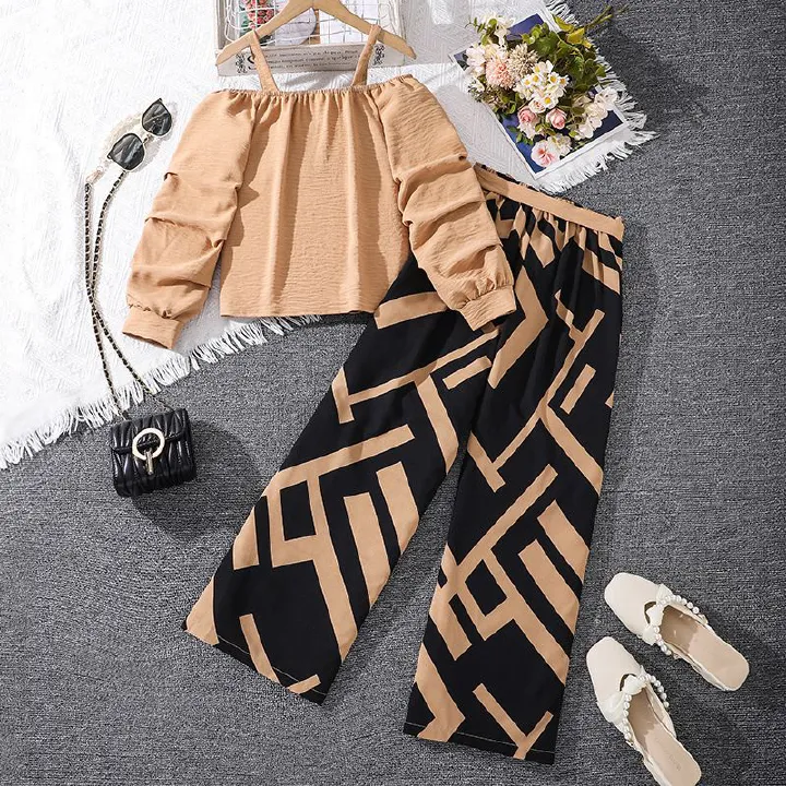 8-12 Years Children Clothing Boutique Summer Girls 8-12 Years Of Age Teen Girls Clothing Sets