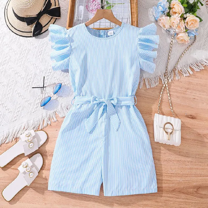 Summer 8-12 Years Old Dress For Girls Sweet Sleeveless Girls' Dress Princess Children's Skirt
