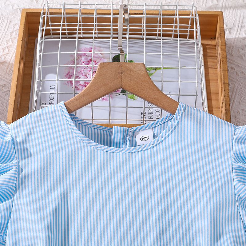 Summer 8-12 Years Old Dress For Girls Sweet Sleeveless Girls' Dress Princess Children's Skirt