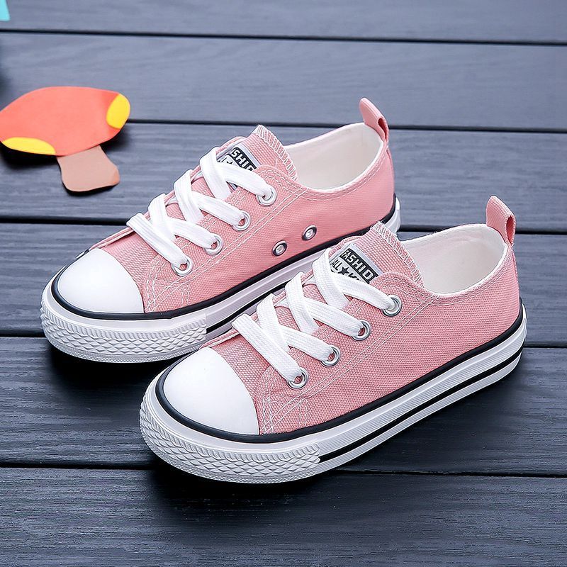 New Custom Design Rubber Child Customize Vulcanized Fabric lace up Cheap canvas Casual Skate Unisex Kid Canvas Shoes