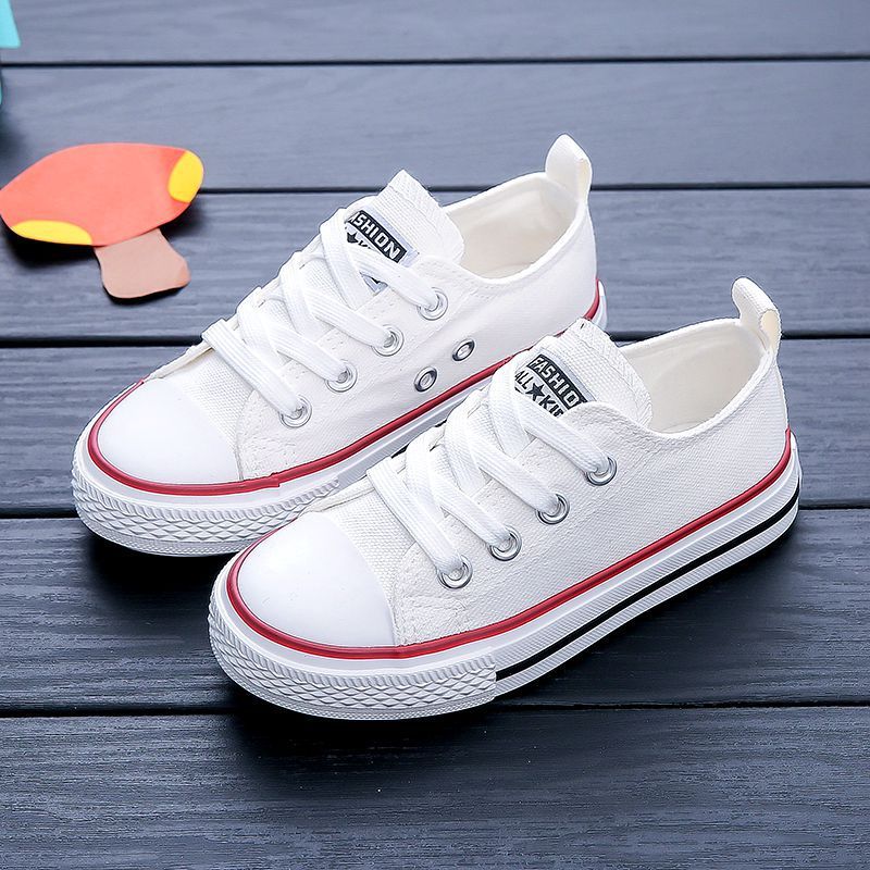 New Custom Design Rubber Child Customize Vulcanized Fabric lace up Cheap canvas Casual Skate Unisex Kid Canvas Shoes