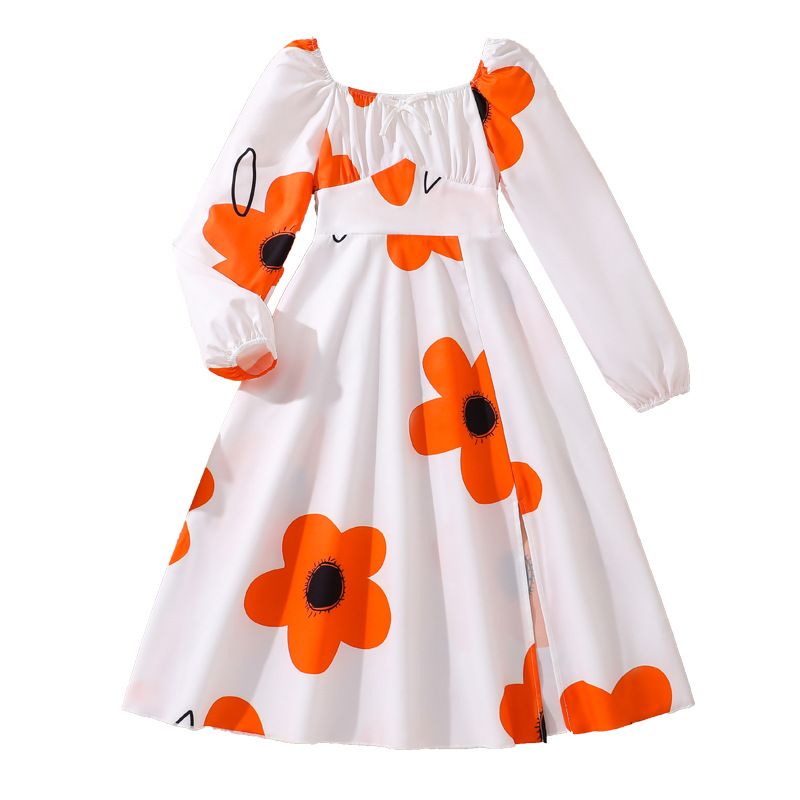 Girls Clothes Children Clothing Fall Spring Long Sleeve Kids 10 Years Girl Dresses