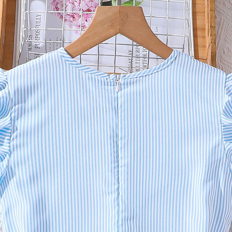 Summer 8-12 Years Old Dress For Girls Sweet Sleeveless Girls' Dress Princess Children's Skirt