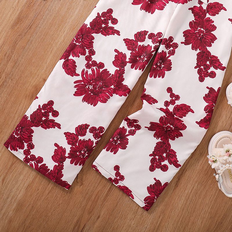 factory hot sell children casual cotton wear teenagers long pants baby girl's clothing kids summer clothes girls jumpsuits