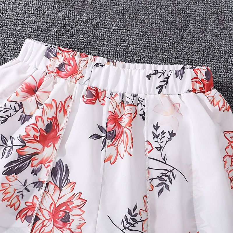 New Romantic Getaway Skirt Kids Dresses For Girls Ruffled Suspender + Hemline Kids Dresses 7-14T Panty Skirt Girls Clothing
