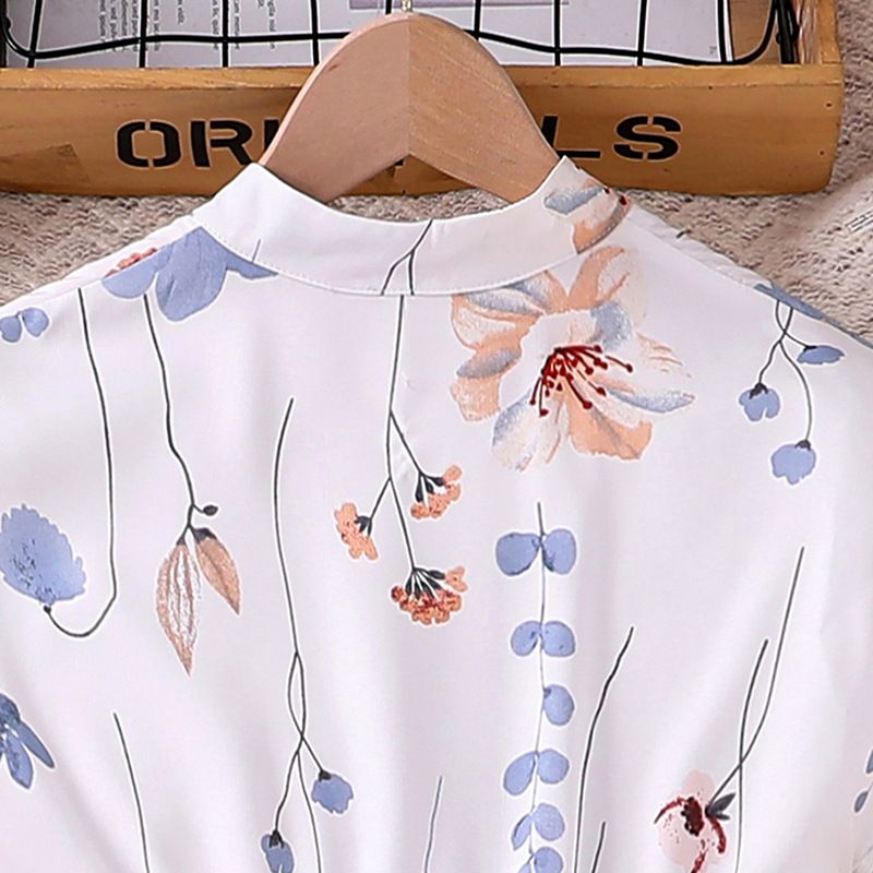 Summer Girls Clothing Casual Printed Sleeveless New Style Dresses for Middle and Older Children dress