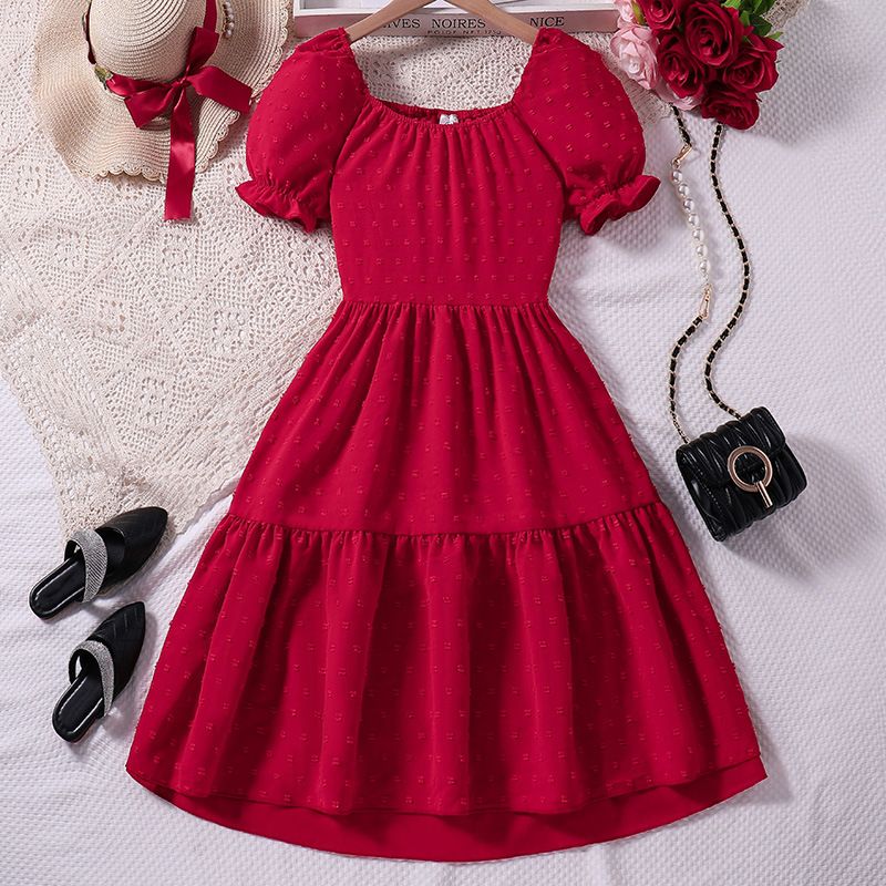 Trending Summer 8-12Year Old Cloths Children Gown Big Teen Girl Clothes Teenage Girls Clothing Frocks for Girl dresses