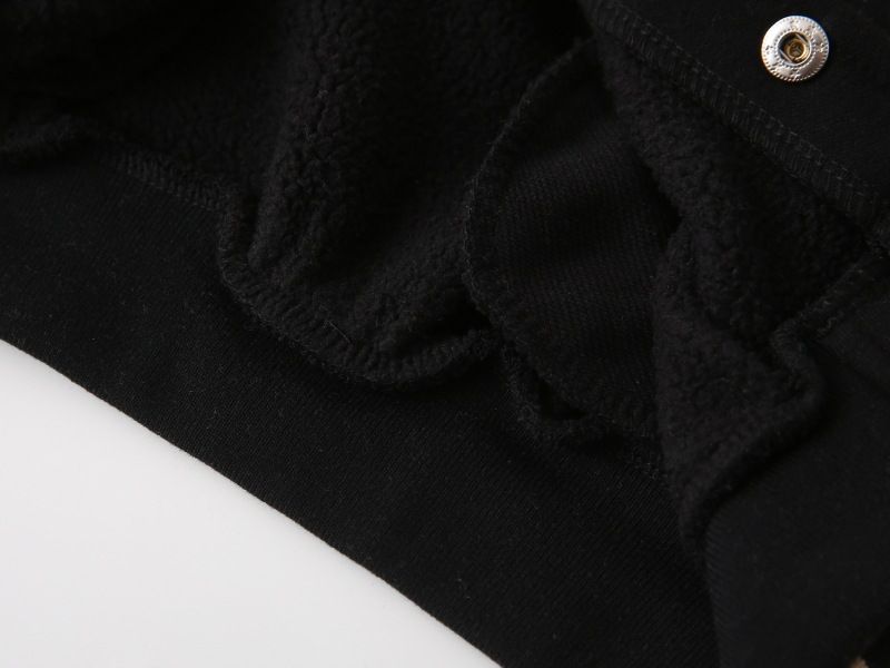 Boys' Baseball Uniform Autumn And Winter Version Boys' Thick Warm Coat Integrated Fur Handsome and cool Blazer