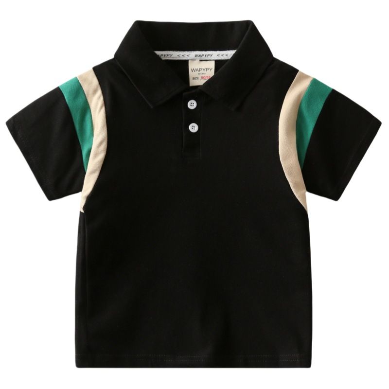 Casual Children's Short Sleeve T-Shirt 100% Cotton Baby Base Shirt with O-Neck Soft Knitted Animal Pattern Plus Size ODM Supply