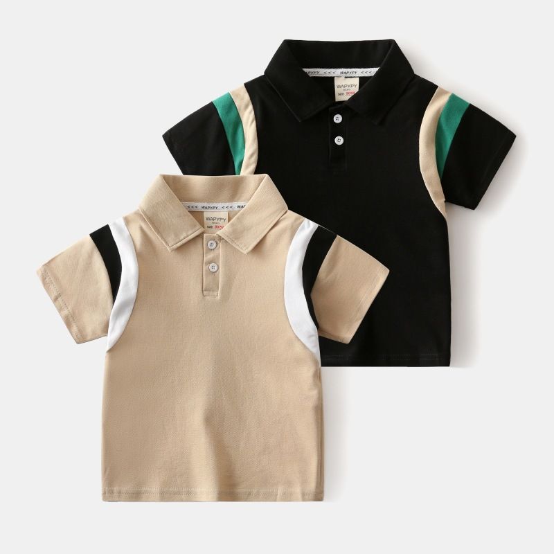 Casual Children's Short Sleeve T-Shirt 100% Cotton Baby Base Shirt with O-Neck Soft Knitted Animal Pattern Plus Size ODM Supply