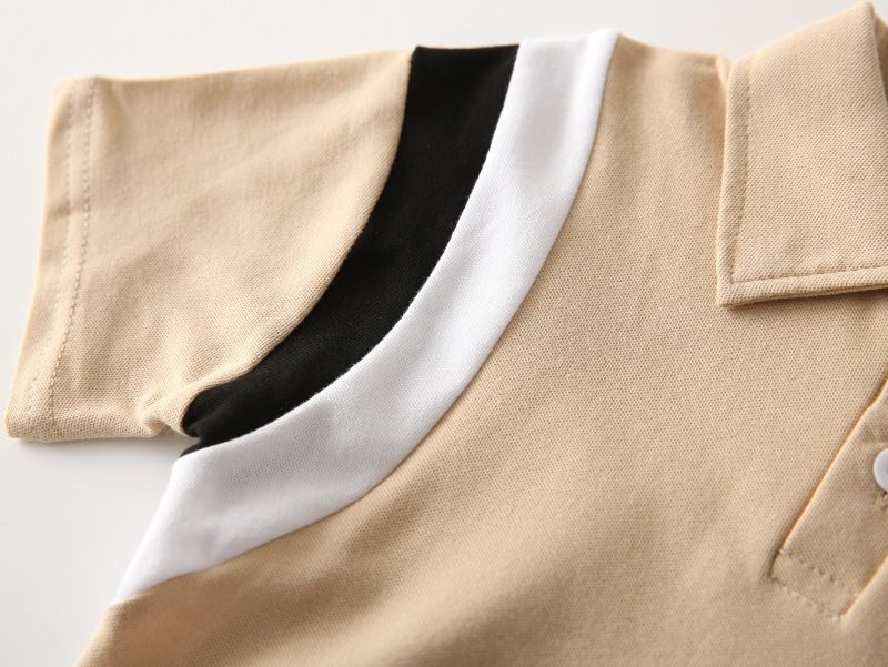 Casual Children's Short Sleeve T-Shirt 100% Cotton Baby Base Shirt with O-Neck Soft Knitted Animal Pattern Plus Size ODM Supply