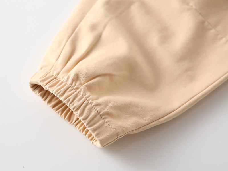 New Spring Autumn Streetwear Casual Solid Elastic Waist Boys Cargo Pants