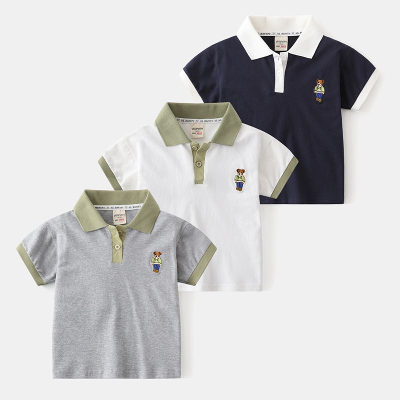 Factory Wholesale T-shirt For Kids Boy 4 Years Old Baby Boy Clothes Private Logo Personality Printed T-shirt Boy 6