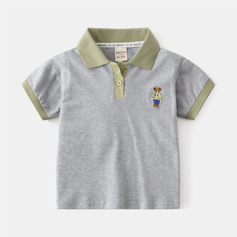 Factory Wholesale T-shirt For Kids Boy 4 Years Old Baby Boy Clothes Private Logo Personality Printed T-shirt Boy 6