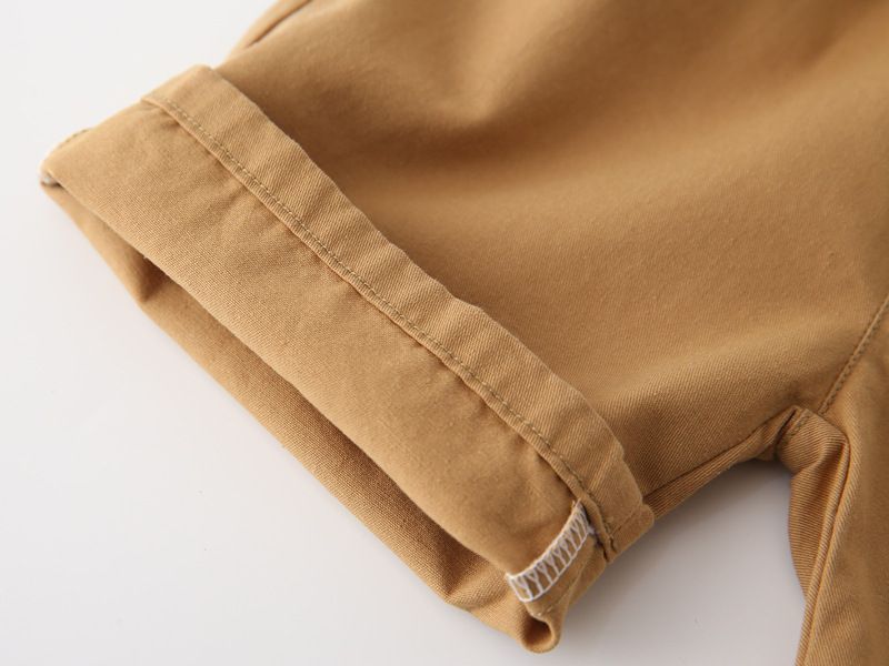 Kids Casual Shorts Boys 100%Cotton Fashion Shorts Quarter/Mid Cargo Pants Support Customized wholesale