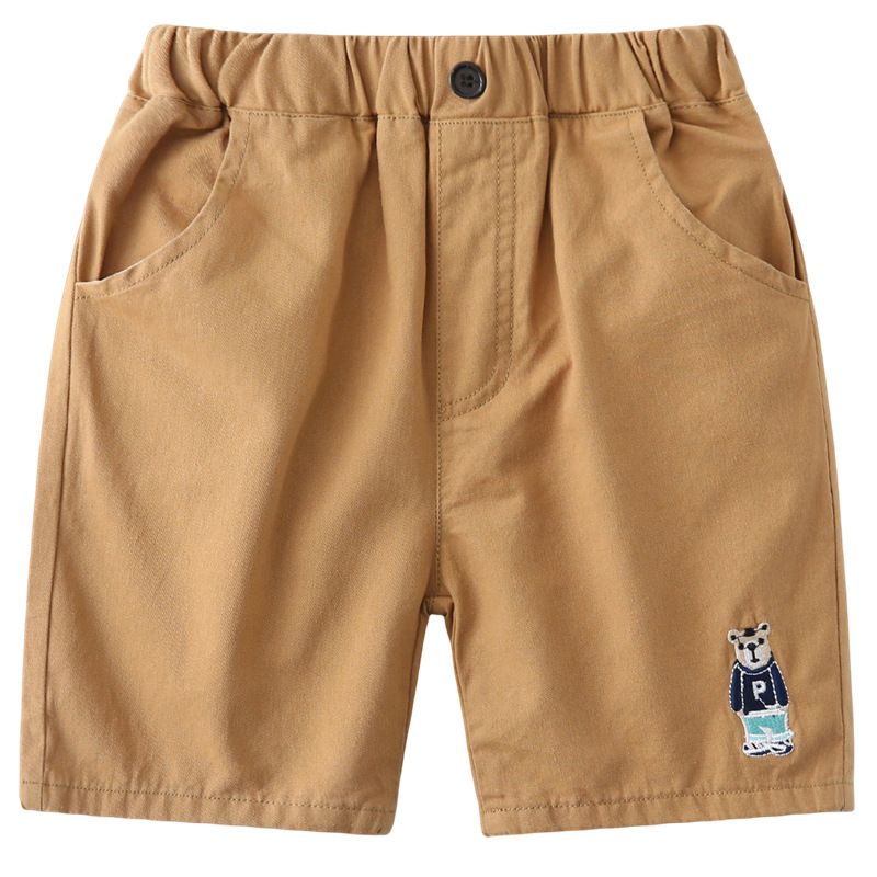 Kids Casual Shorts Boys 100%Cotton Fashion Shorts Quarter/Mid Cargo Pants Support Customized wholesale