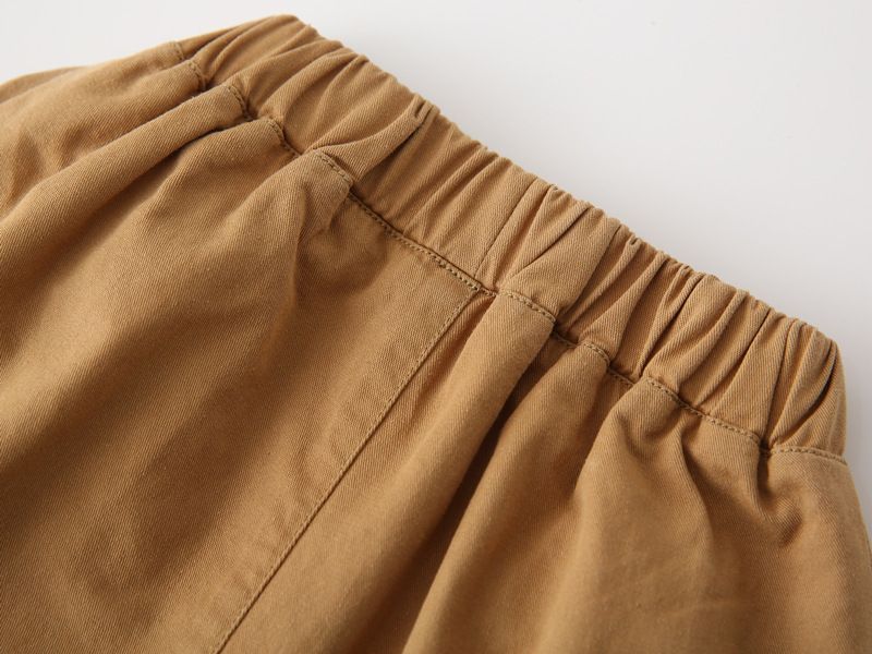 Kids Casual Shorts Boys 100%Cotton Fashion Shorts Quarter/Mid Cargo Pants Support Customized wholesale