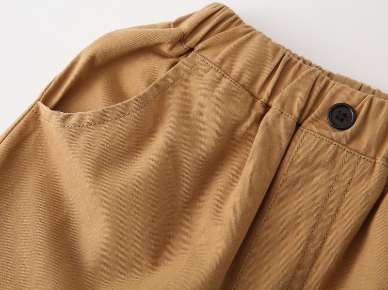 Kids Casual Shorts Boys 100%Cotton Fashion Shorts Quarter/Mid Cargo Pants Support Customized wholesale