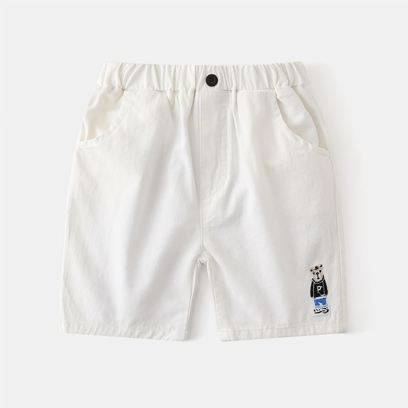 Kids Casual Shorts Boys 100%Cotton Fashion Shorts Quarter/Mid Cargo Pants Support Customized wholesale
