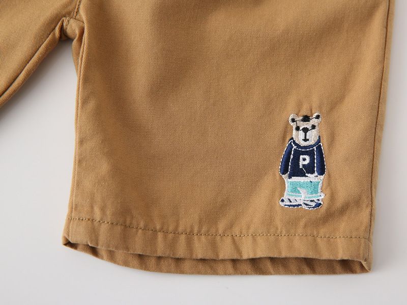 Kids Casual Shorts Boys 100%Cotton Fashion Shorts Quarter/Mid Cargo Pants Support Customized wholesale