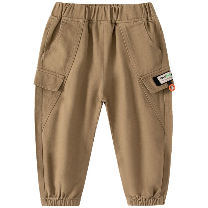 China factory high quality children's trousers toddler kids 1-8 years old boys solid long pants wholesale