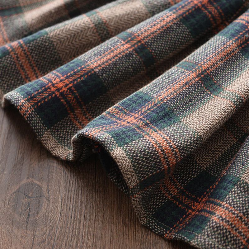 Autumn Baby Clothing Sets Girl Long Sleeve Sweater Pan Collar+plaid Skirt 2 Pcs Dress Set Fall Toddler Clothes Girls