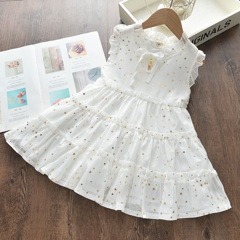 Good quality New design Summer little girl dress princess dress lovely baby dress