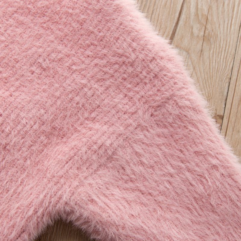 Casual Baby Girls Leopard Sweater Skirt Two Piece Set Woollen Set Long Sleeve Kids Clothes Knit Top Coat Children's Clothing