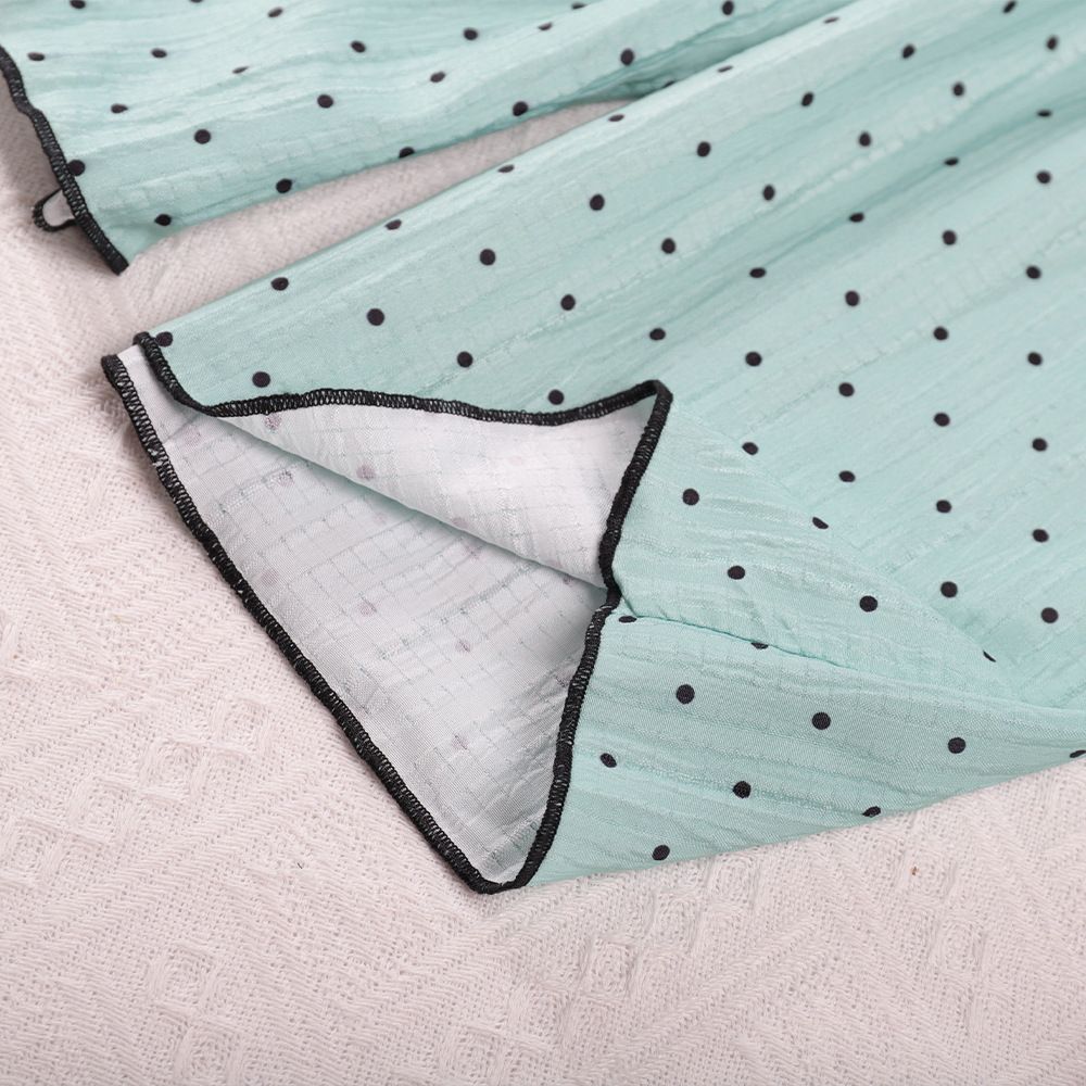 new korean summer kids clothes set baby girl polka dot printed shirt pants 2pcs outfit