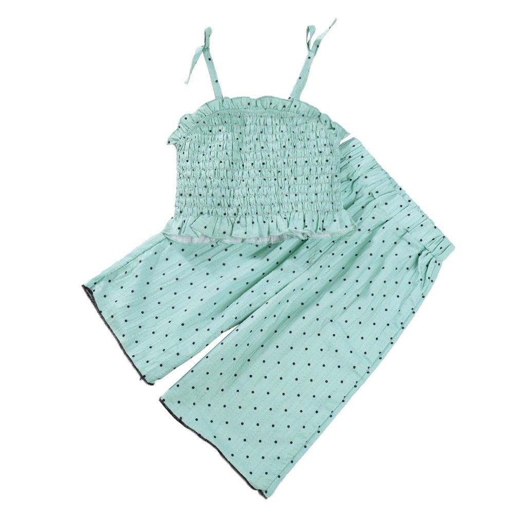 new korean summer kids clothes set baby girl polka dot printed shirt pants 2pcs outfit