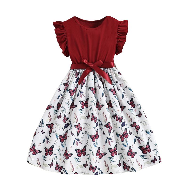 Children Clothing Girls Summer Clothes Princess Party Dress For 8-12 Y Teenage clothes Dresses