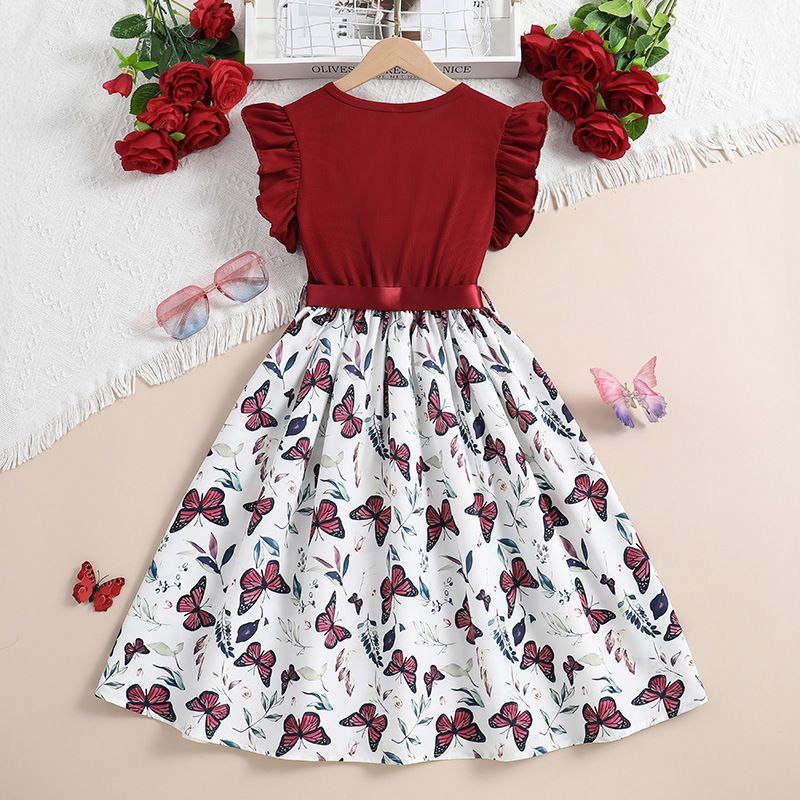Children Clothing Girls Summer Clothes Princess Party Dress For 8-12 Y Teenage clothes Dresses