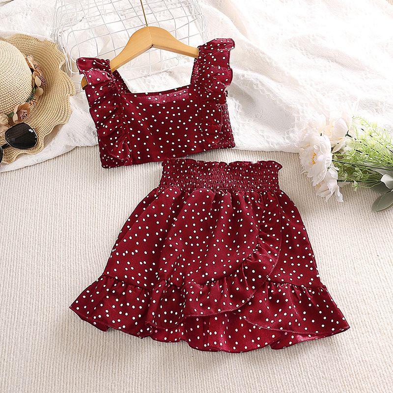 6 8 10 12 Years Old 2 Piece Skirt and Top Sets Korean Design Outfit Big Girls Clothing Teenager Clothes Kids Dresses for Girls  Sets