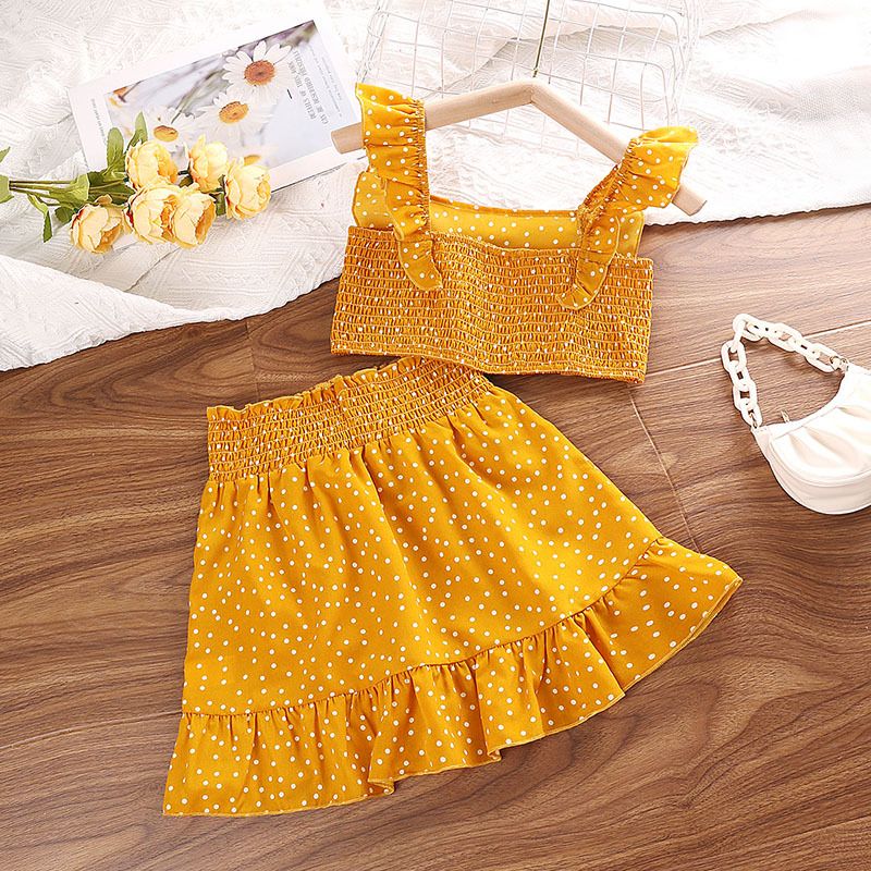 6 8 10 12 Years Old 2 Piece Skirt and Top Sets Korean Design Outfit Big Girls Clothing Teenager Clothes Kids Dresses for Girls  Sets